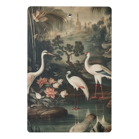 kranen en paleizen in de tropen mini klembord (Achterkant)