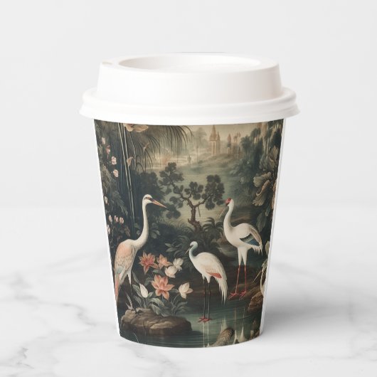  kranen en paleizen in de tropen papieren bekers (Achterkant)