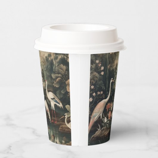  kranen en paleizen in de tropen papieren bekers (Rechts)