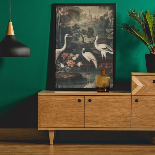 kranen en paleizen in de tropen poster