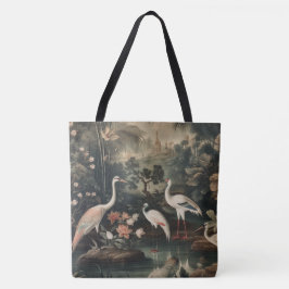 kranen en paleizen in de tropen tote bag
