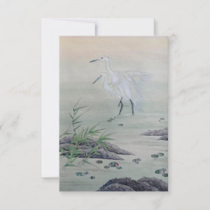 Kranen in de Chinese rivier