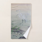 Kranen in de Chinese rivier Handdoek (Handdoek)