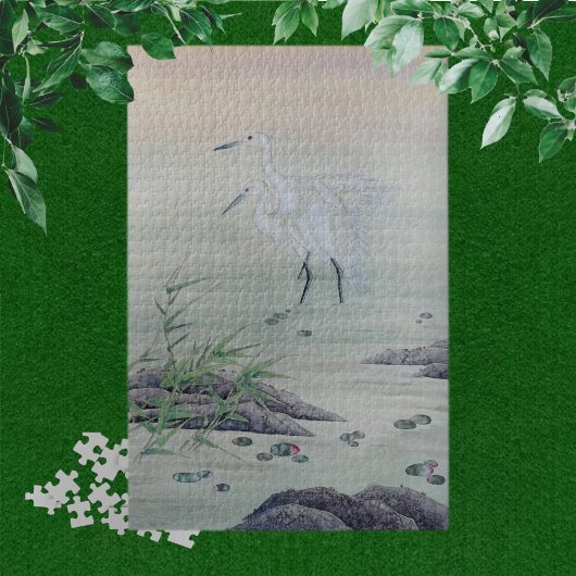 Kranen in de Chinese rivier Legpuzzel