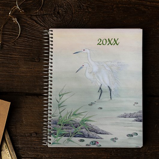 Kranen in de Chinese rivier Planner
