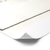 Kranen in de  Japanse kunst van het Bamboe-bos Poster (Hoek)