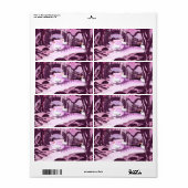 Kranen in de Koreaanse tuin Etiket (Full Sheet)