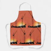 Kranen op een gebouw schort (Voorkant)