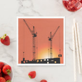 Kranen op een gebouw servet (Insitu)