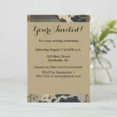 Kranen op een met sneeuw beklede Pine Hokusai Kaart (Staand voorkant)