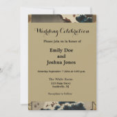 Kranen op een met sneeuw beklede Pine Hokusai Kaart (Voorkant)