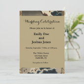 Kranen op een met sneeuw beklede Pine Hokusai Kaart (Staand voorkant)