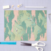 Kranen over bergen Japans patroonpatroon Tissuepapier (Craft)