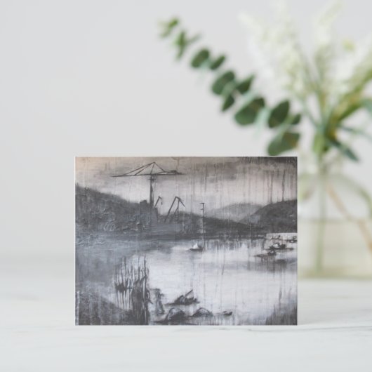 Kranen over de Clyde Briefkaart (Staand voorkant)