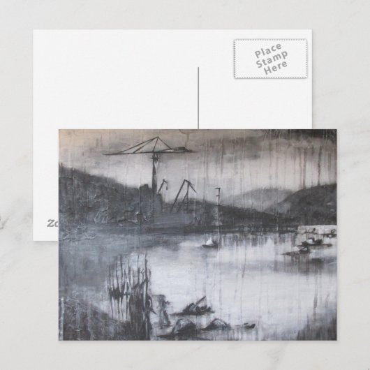 Kranen over de Clyde Briefkaart (Voorkant / Achterkant)