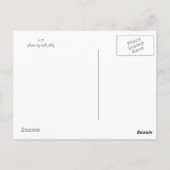 Kranen over Golden Field Briefkaart (Achterkant)