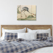 Kranen, pijnbomen en bamboe canvas afdruk (Insitu (Slaapkamer))