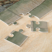 Kranen, pijnbomen en bamboe legpuzzel (Zijkant)