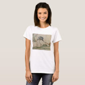 Kranen, pijnbomen en bamboe t-shirt (Voorkant volledig)