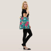 Kranen Pioenrozen:  bloemafbeeldingen Tote Bag (Op model)