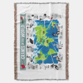 Kranen van de wereld deken (Voorkant Verticaal)