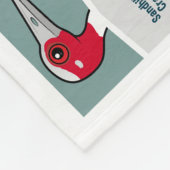 Kranen van de wereld fleece deken (Hoek)