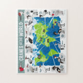 Kranen van de wereld legpuzzel (Verticaal)