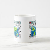 Kranen van de wereld mok (Center)