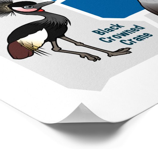 Kranen van de wereld poster (Hoek)