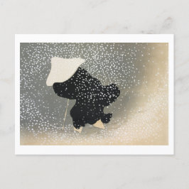 Kranen van Momoyogusa door Kamisaka Sekka Briefkaart