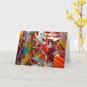 Kranen voor Vrede Kaart (Gele Bloem)