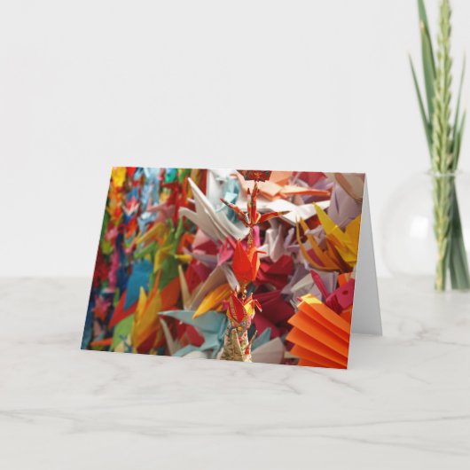 Kranen voor Vrede Kaart (Voorkant)