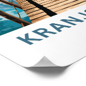 Kranjska Gora Slovenië Reisprint Poster (Hoek)
