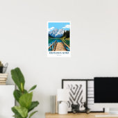 Kranjska Gora Slovenië Reisprint Poster (Thuiskantoor)
