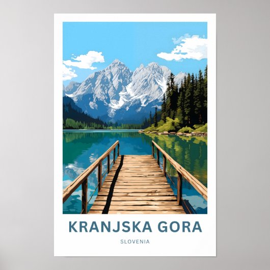 Kranjska Gora Slovenië Reisprint Poster (Voorkant)