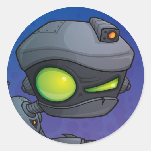 KRANK RONDE STICKER (Voorkant)