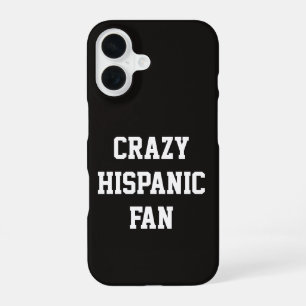 Kranke Hispanic Fan, Grappige Basketbal Mexicaanse iPhone 16 Hoesje