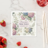 Kranke Hydrangea Bloemen Bruidsborrel Servet (Insitu)
