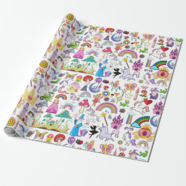 Krankelend Storybook Wrapping Paper Boutique Gift Cadeaupapier