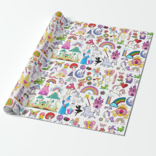 Krankelend Storybook Wrapping Paper Boutique Gift Cadeaupapier