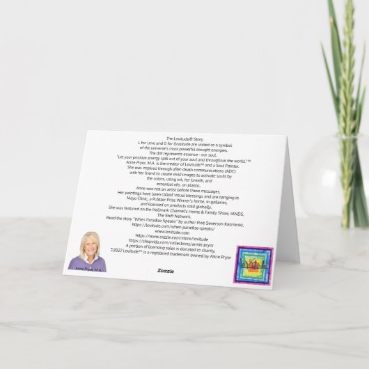 Krankelende blanco kaart (Achterkant)