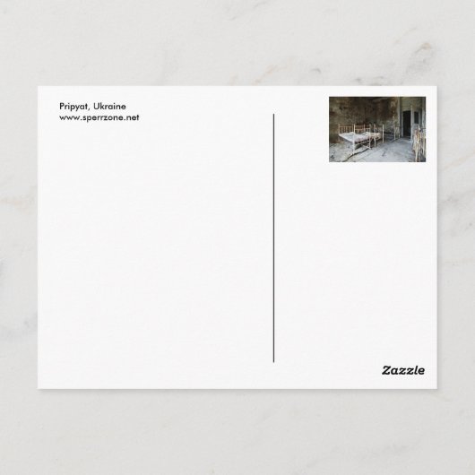 Krankenzimmer Briefkaart (Achterkant)