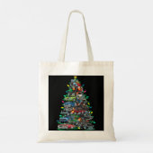 Krankheid kerstboom! Klassieke spieren en Tote Bag (Achterkant)