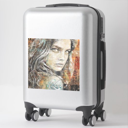 Krankjes en etiketten sticker (Koffer)