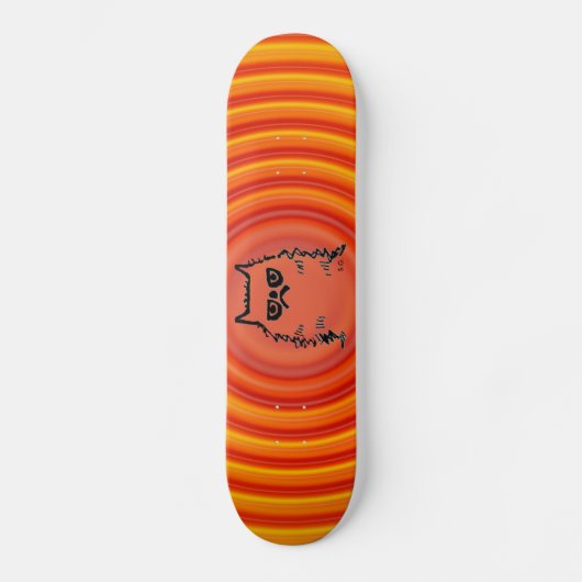 Krankklare vaat skateboards, skateboard (Voorkant)