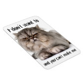 Kranky kat flexibele magneet, "Ik wil niet..." Magneet (Rechterzijde)