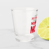 Kranky kerstgeschreeuw - NEE! NEE! NEE! Shot Glas (Links)