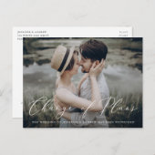 Krankzinnig Schrift Wijziging van de plannen uitst Aankondigingskaart (Voorkant / Achterkant)