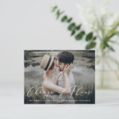 Krankzinnig Schrift Wijziging van de plannen uitst Aankondigingskaart (Staand voorkant)