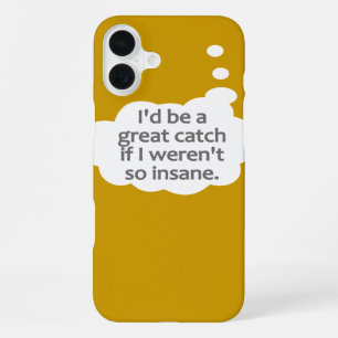 Krankzinnige aangepaste kleur HTC hoesje iPhone 16 Plus Hoesje